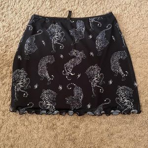 tiger H&M skirt
